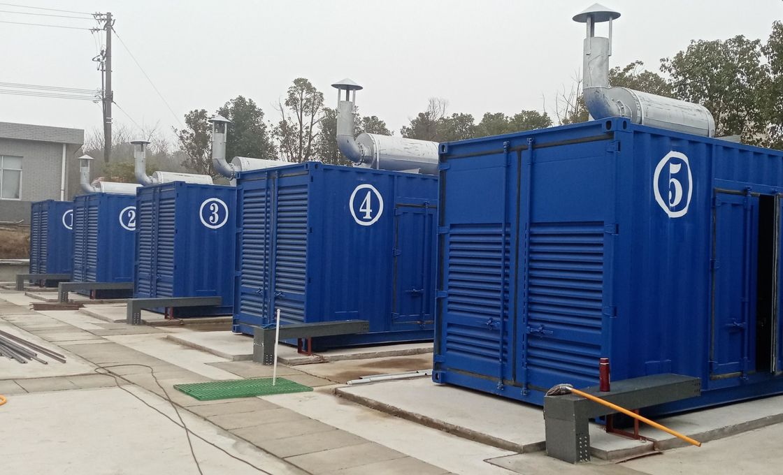 High Efficiency Heavy Oil Generator Set Generating Station For Industrial Power Supply